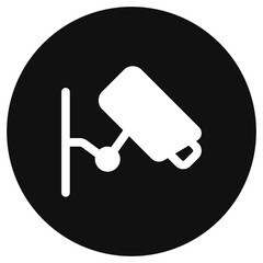 Editable security camera, CCTV vector icon. Property, real estate, construction, mortgage, interiors. Part of a big icon family. Perfect for web and app interfaces, presentations, infographics, etc