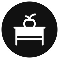 Editable coffee table vector icon. Part of a big icon set family. Perfect for web and app interfaces, presentations, infographics, etc