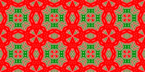 Seamless pattern banner red and green. Festive red and green Christmas pattern. Merry Christmas. Happy New Year.