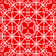 Christmas seamless pattern. Christmas background red. Merry Christmas. Happy New Year.