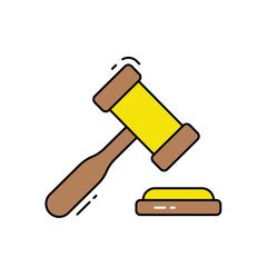 Justice vector icon