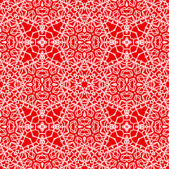 Christmas seamless pattern. Christmas background red. Merry Christmas. Happy New Year.
