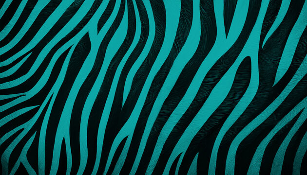 Cool stylish blue animal zebra print zoo theme background wallpaper design