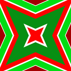 Seamless square pattern red and green. Christmas pattern green and red. Merry Christmas. Happy New Year.