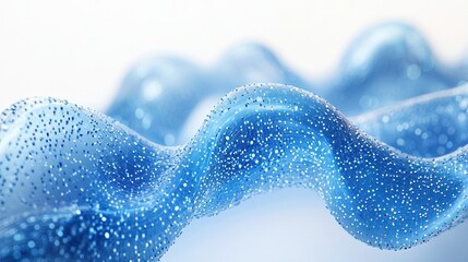 Binary Code Flowing Blue Digital Stream Representing Information Technology Backbone Modern Computing Data Encryption Cybersecurity Foundation Digital Age