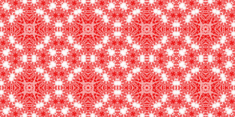 Christmas seamless pattern. Christmas background banner red. Frost pattern. Happy New Year.