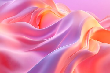 Obraz premium Generative AI producing abstract art with soft glowing elements 