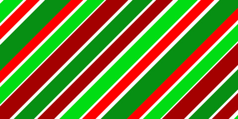 Seamless background with red green lines. Merry Christmas. Happy New Year