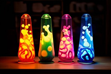 21 lava lamps decorative lamp containing colored wax that forms