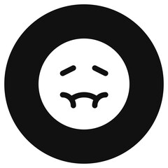 Editable sick, nauseous face vector icon. Part of a big icon set family. Perfect for web and app interfaces, presentations, infographics, etc