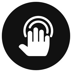 Editable four fingers hold vector icon. Part of a big icon set family. Perfect for web and app interfaces, presentations, infographics, etc