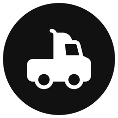 Editable semi-trailer truck vector icon. Vehicles, transportation, travel. Part of a big icon set family. Perfect for web and app interfaces, presentations, infographics, etc