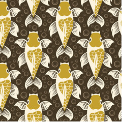 chinese pond Designs in Fabric, Wallpaper and Home Decor