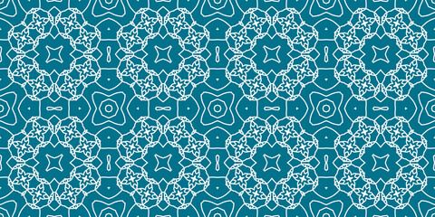 Christmas seamless pattern. Christmas background banner blue. Frost pattern. Happy New Year.