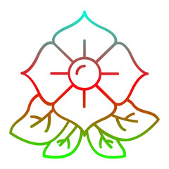 morning glory flowers icon