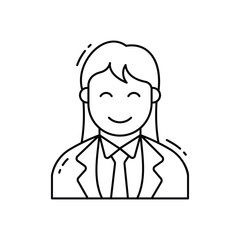 Businesswomen vector icon