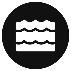 Editable wave, river, ocean, water vector icon. Part of a big icon set family. Perfect for web and app interfaces, presentations, infographics, etc