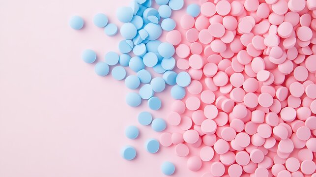 Background pastel colored polymer masterbatch granules