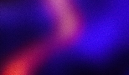grainy dark blue blurry red winding curve abstract gradient background
