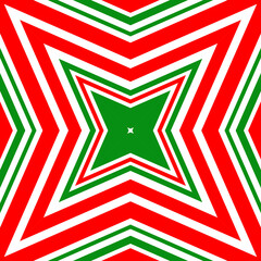 Seamless square pattern red and green. Christmas pattern green and red. Merry Christmas. Happy New Year.