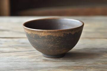 Korean stew in a clay bowl made with soybean paste