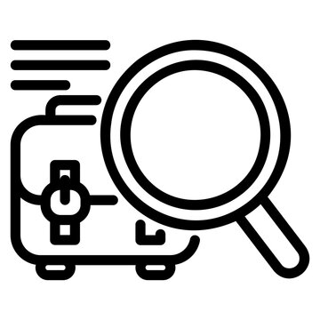 recommend clip art: Job hunter thin outline style