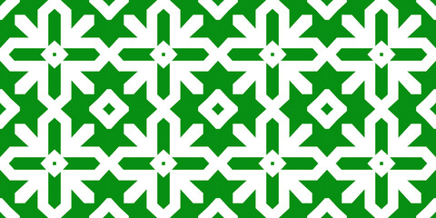 Seamless pattern banner red and green. Festive red and green Christmas pattern. Merry Christmas. Happy New Year.