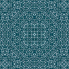 Christmas seamless pattern. Christmas background blue. Snowflake pattern. Happy New Year