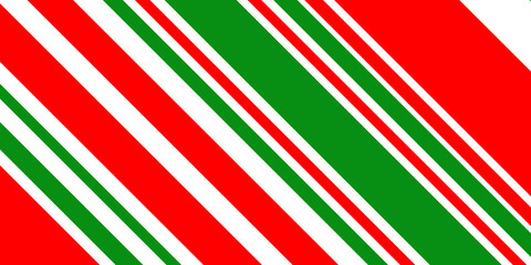 Seamless background with red green lines. Merry Christmas. Happy New Year