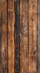 A rustic wooden plank wall with varied tones and textures, showing signs of aging and weathering. Some planks appear charred while others are lighter, emphasizing its historic charm.