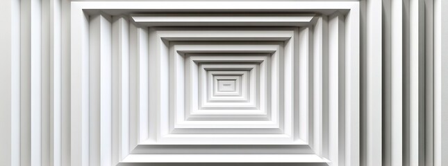 Random shifted white cube boxes block background wallpaper.3d