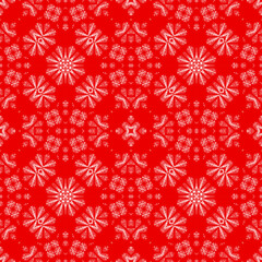 Christmas seamless pattern. Christmas background red. Merry Christmas. Happy New Year.
