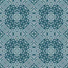 Christmas seamless pattern. Christmas background blue. Snowflake pattern. Happy New Year