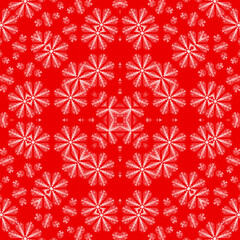 Christmas seamless pattern. Christmas background red. Merry Christmas. Happy New Year.