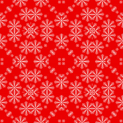 Christmas seamless pattern. Christmas background red. Merry Christmas. Happy New Year.