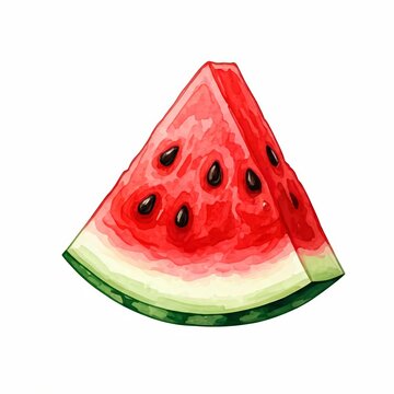 recommend clip art: Watermelon Slice Illustration: A vibrant, hand-drawn illustration of a juicy watermelon slice, perfect for summer-themed designs, food blogs, or healthy eating campaigns.  