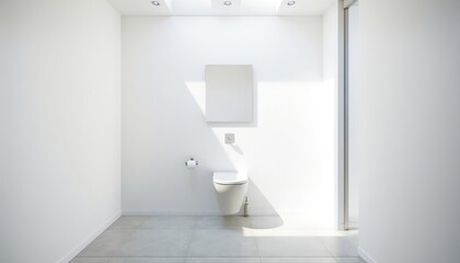 Interior Of A Modern Bathroom And Toilet