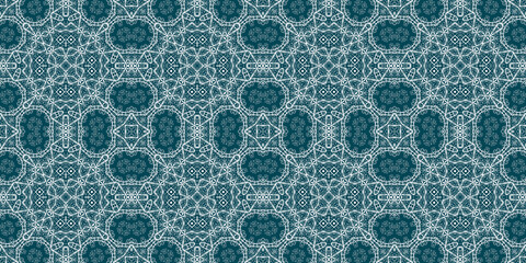 Christmas seamless pattern. Christmas background banner blue. Frost pattern. Happy New Year.