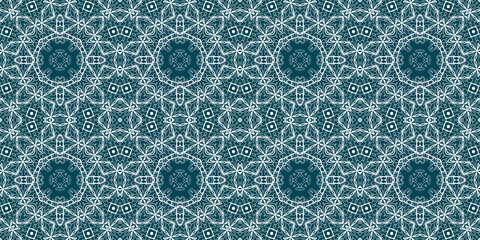 Christmas seamless pattern. Christmas background banner blue. Frost pattern. Happy New Year.