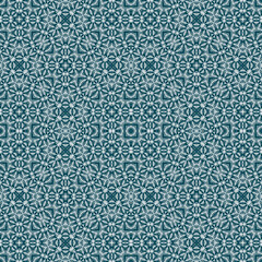 Christmas seamless pattern. Christmas background blue. Snowflake pattern. Happy New Year