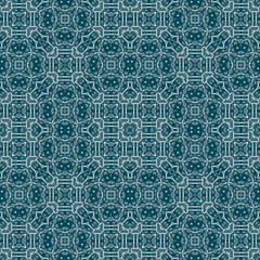 Christmas seamless pattern. Christmas background blue. Snowflake pattern. Happy New Year