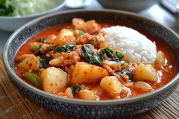 Spicy Chinese dish called jjampong