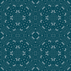Christmas seamless pattern. Christmas background blue. Snowflake pattern. Happy New Year