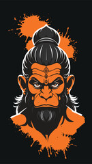 Happy Hanuman Jayanti, Social Media Post, The Festival of India, print