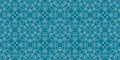 Christmas seamless pattern. Christmas background banner blue. Frost pattern. Happy New Year.