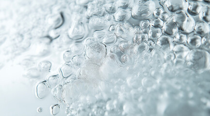Close-up of delicate frost patterns on glass, hyper-realistic HDR photography