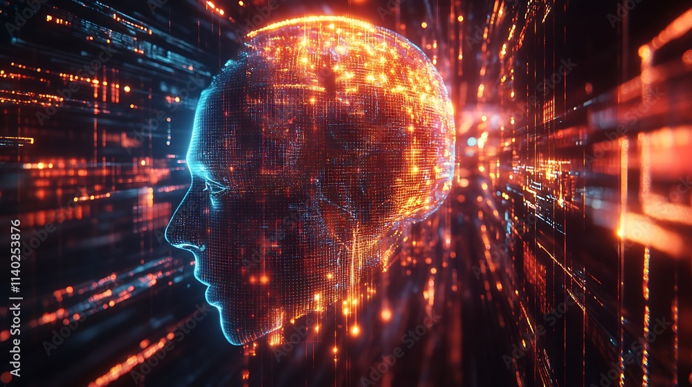 Poster digital mind: a journey through the neural network