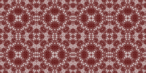 Christmas seamless pattern. Christmas background banner red. Frost pattern. Happy New Year.
