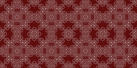Christmas seamless pattern. Christmas background banner red. Frost pattern. Happy New Year.