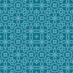 Christmas seamless pattern. Christmas background blue. Snowflake pattern. Happy New Year